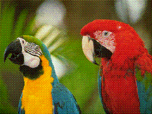 Dithered using voltage values